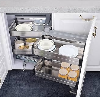 corner under cabinet storage