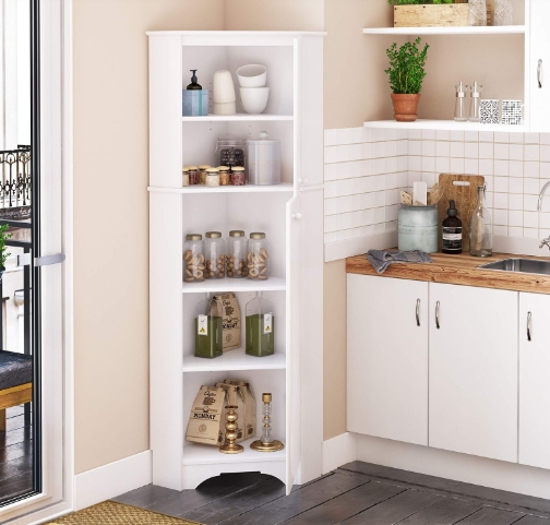 corner storage pantry