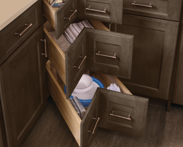 corner cabinet drawer