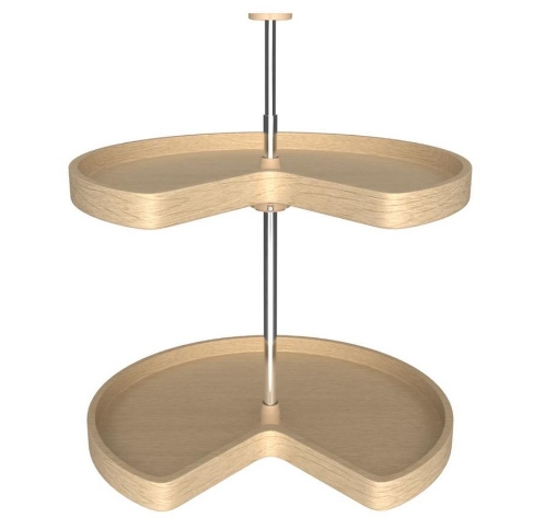 32 inch kidney shaped lazy susan