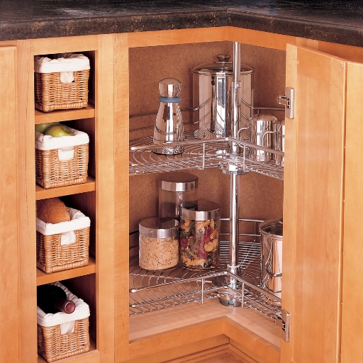 best lazy susan corner cabinet