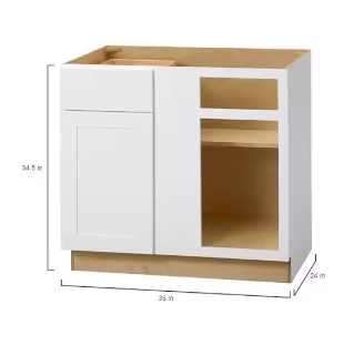 36 blind corner base cabinet