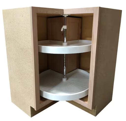 lazy susan corner base cabinet