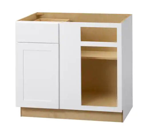 hampton bay corner base cabinet