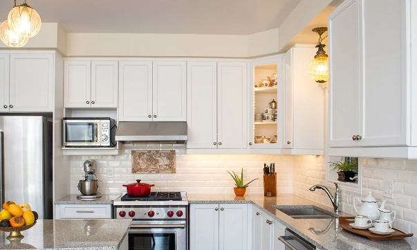 floor to ceiling corner cabinet