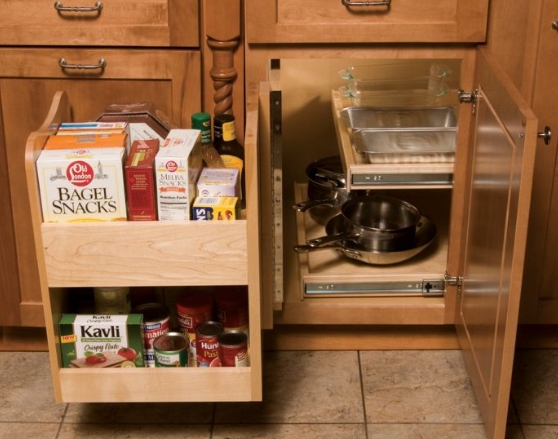 blind corner cabinet shelving