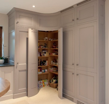 corner larder cabinet