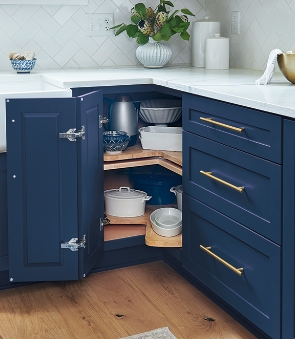 3 drawer corner kitchen cabinet