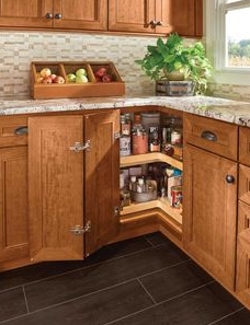 kraftmaid corner cabinet options