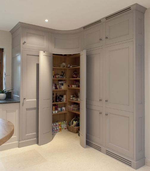 large corner kitchen pantry cabinet