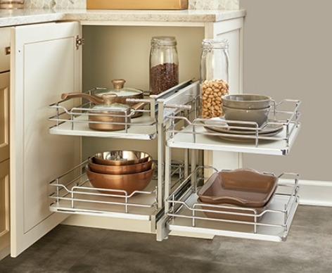 blind corner cabinet pullouts