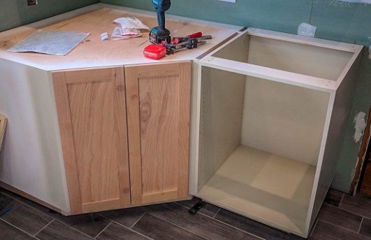 diy kitchens corner unit