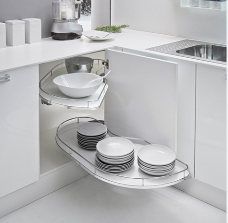 corner sink under cabinet storage