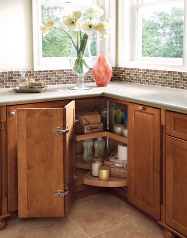 kraftmaid corner sink base cabinet