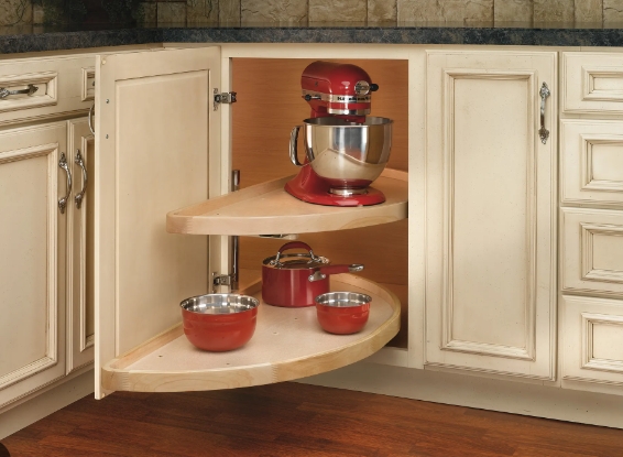 blind corner lazy susan cabinet