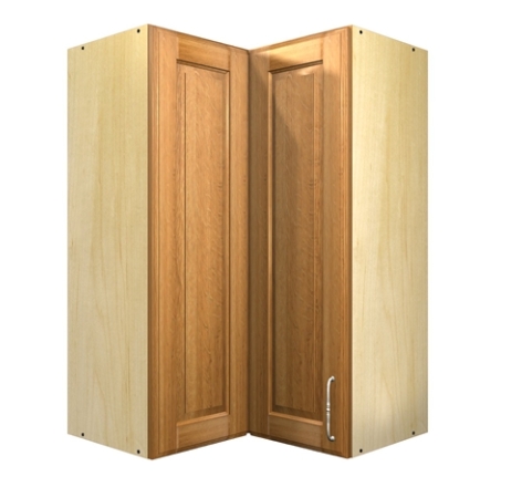 2 corner cabinets