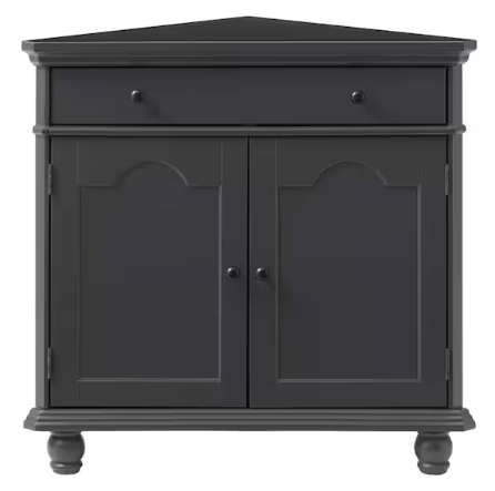 black corner cabinet for kitchen