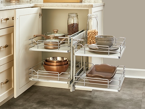 blind corner kitchen cabinet storage