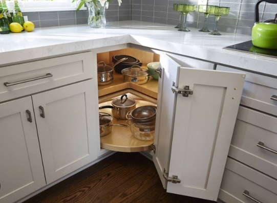 lazy susan for kitchen corner cabinet